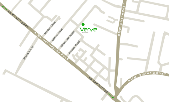verve office location map